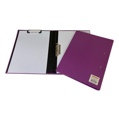 Purple A4 Clipboard Document Clamp File Folder from B&Q