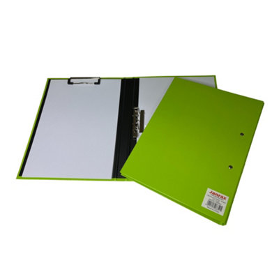 Green A4 Clipboard Document Clamp File Folder from B&Q