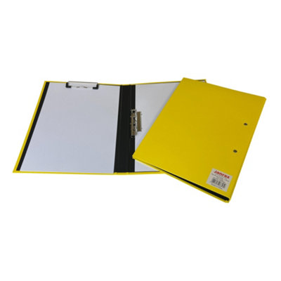 Yellow A4 Clipboard Document Clamp File Folder from B&Q