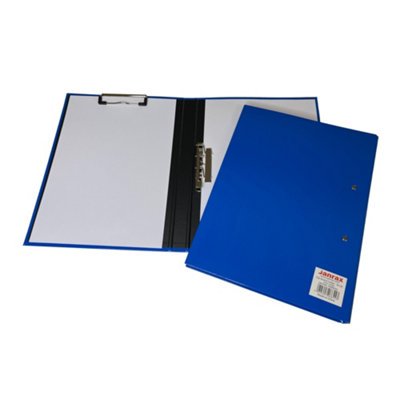 Blue A4 Clipboard Document Clamp File Folder from B&Q