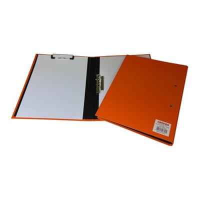 Orange A4 Clipboard Document Clamp File Folder from B&Q
