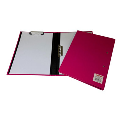 Pink A4 Clipboard Document Clamp File Folder from B&Q