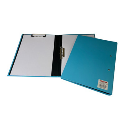  - Light Blue A4 Clipboard Document Clamp File Folder
