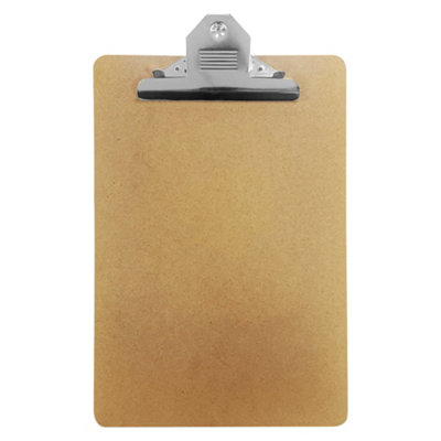 Janrax Foolscap Mdf Clipboard With Butterfly Clip (A4 Plus) from B&Q