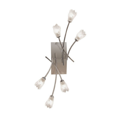 B&Q -  Luminosa Pietra Ceiling/wall Switched 6 Light G9Polished Chrome