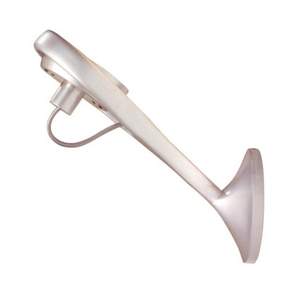 Luminosa Lighting Luminosa Rak Wall Lamp 1 Light Gu10 Ar111 75W Silver Grey from B&Q