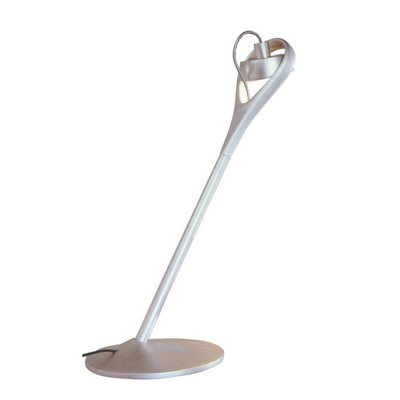 Luminosa Lighting Luminosa Rak Table Lamp 1 Light Gu10 Ar111 75W Silver Grey from B&Q