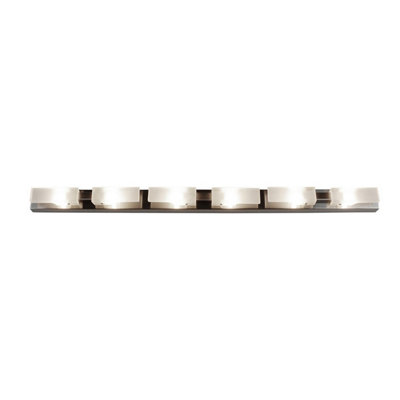 Luminosa Lighting Luminosa (0037 008) Arco Linear Ceiling 6 Light G9Satin Nickel from B&Q