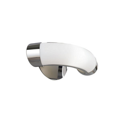 Luminosa Lighting Luminosa Guss Wall Lamp Switched Gu10 1 Light L1/sgu10Polished Chrome from B&Q
