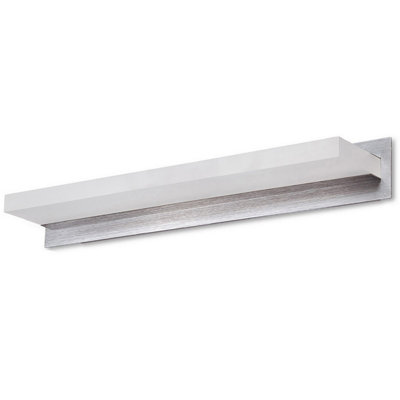 Luminosa Lighting Luminosa Taccia Wall Lamp 14W Led Large 3000K900LmPolished Chrome/frosted Acrylic3Yrs Warranty from B&Q