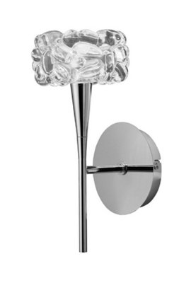 B&Q -  Luminosa O2 Wall Lamp Switched 1 Light G9Polished Chrome