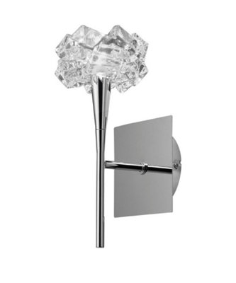 B&Q -  Luminosa Artic Wall Lamp Switched 1 Light G9Polished Chrome
