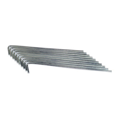HI-GEAR New Hi Gear 7" Roundwire Tent Peg (10 Pack) from B&Q