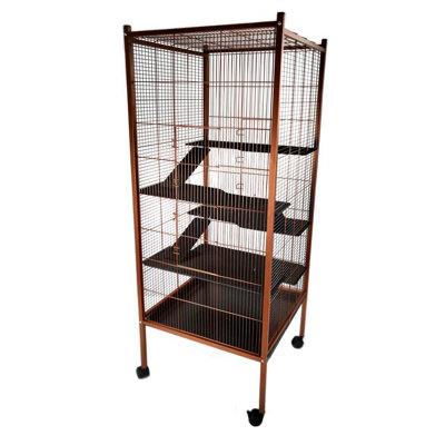 B&Q -  Copper Tall Rat Chinchilla Ferret Small Animal Cage