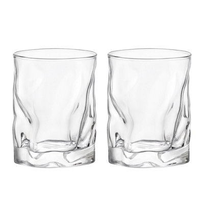 Bormioli Rocco Sorgente Double Whisky Glasses420MlPack Of 2 from B&Q