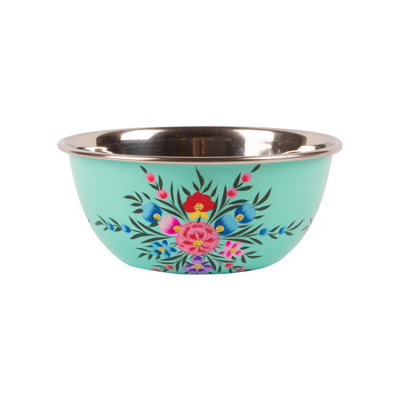 Billycan Picnic Bowl - 18.5Cm - Mint Pansy