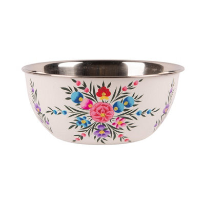 Billycan Picnic Bowl21.5Cm Cotton Pansy from B&Q