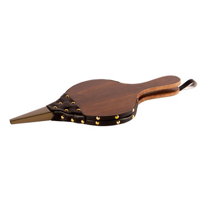 Hammer and Tongs Hammer & Tongs Fireplace Wood BellowsDark Wood from B&Q