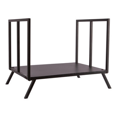 B&Q -  Hammer & Tongs Fireside Log Storage RackBlack