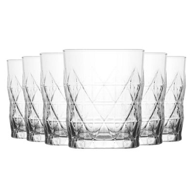 LAV Glassware Lav Keops Whisky Glasses345MlClearPack Of 6