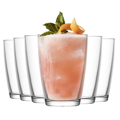 Lav Glassware Lav Vega Highball Glasses - Clear - Pack Of 6 415Ml