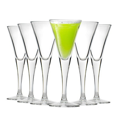 Bormioli Rocco Light - Fiore Glasses - Pack Of 6 55Ml