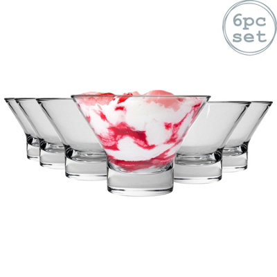 Bormioli Rocco Ypsilon Ice Cream Bowls375MlPack Of 6 from B&Q