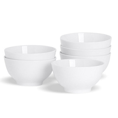 Argon Tableware Classic White Rice Bowls13CmPack Of 6 from B&Q