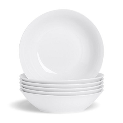 Argon Tableware 25.5Cm White Pasta Bowls Set Of 1210Inch Dinner Bowl Set Serving Noodle BowlsDishwasher & Microwave Safe from B&Q