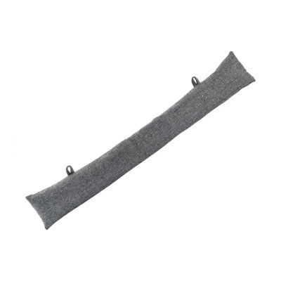 Nicola Spring Grey/White Classic Herringbone Draught Excluder - 79Cm - Image 5