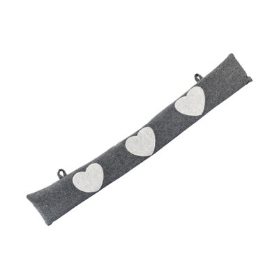 Herringbone Draught Excluder - 78.5cm - Heart - Image 4