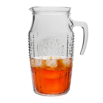Bormioli Rocco Romantic Glass Water Jug1.8 LitreClear from B&Q