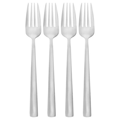 Argon Tableware Tondo 18/0 Stainless Steel Dinner ForksSilverPack Of 24 from B&Q
