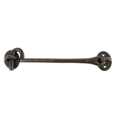 Hammer and Tongs Hammer & Tongs Rustic Cabin Hook And EyeW225mmBlack from B&Q