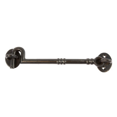 Hammer and Tongs Hammer & Tongs Ornate Cabin Hook And EyeW225mmBlack from B&Q