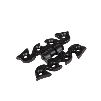 Hammer And Tongs Hammer & Tongs - Ornate Cabinet Hinge - H70mm - Black
