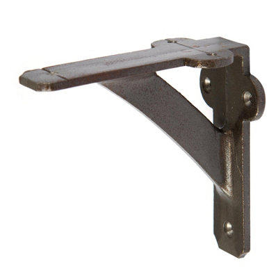 Hammer and Tongs Hammer & Tongs Iron Shelf BracketD100mmRaw from B&Q