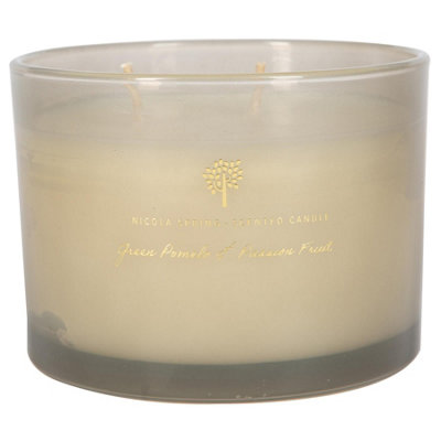 Nicola Spring Green Soy Wax Scented Candle - Pomelo & Passion Fruit 350G