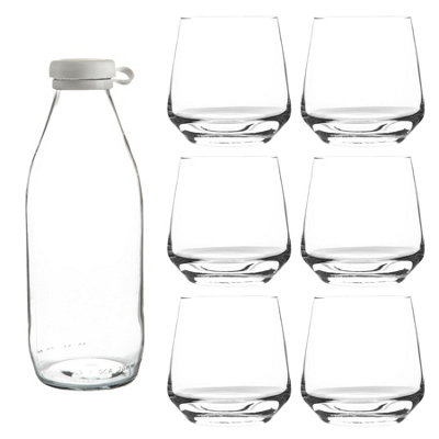 Argon Tableware Tallo Glass Tumblers & Bottle SetClear from B&Q