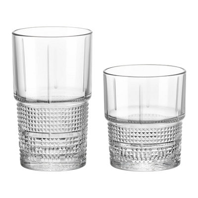 B&Q -  12Pc Bartender Novecento Tumbler Set