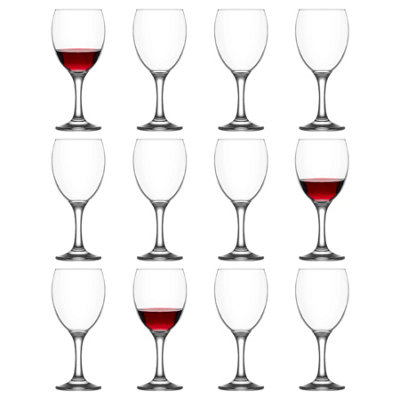 B&Q -  Lav Empire Wine Glasses340MlPack Of 12