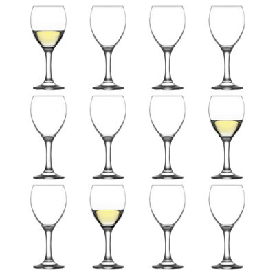 B&Q -  Lav Empire White Wine Glasses245MlPack Of 12