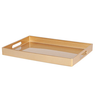 Argon Tableware Unisex Gold 1X Melamine Serving Tray - Rectangular Metallic Serving Food Tray In - Image 4