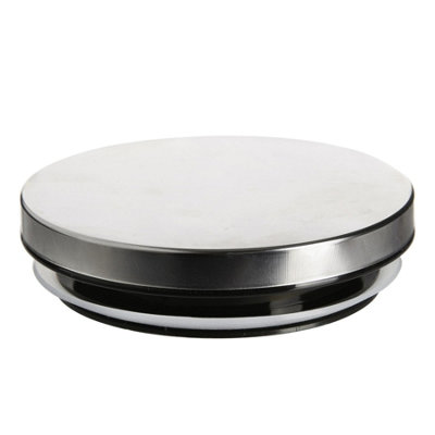 Argon Tableware Silver Metallic Scandi Storage Jar Lid - 10Cm