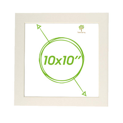 Picture Mount for 10 x 10"" Frame - Photo Size 8 x 8"" - Ivory - Image 4