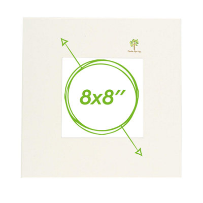 B&Q -  Picture Mount For 8 X 8" FramePhoto Size 4 X 4"Ivory