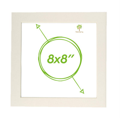 Nicola Spring Picture Mount For 8 X 8" Frame - Photo Size 6 X 6" - Ivory