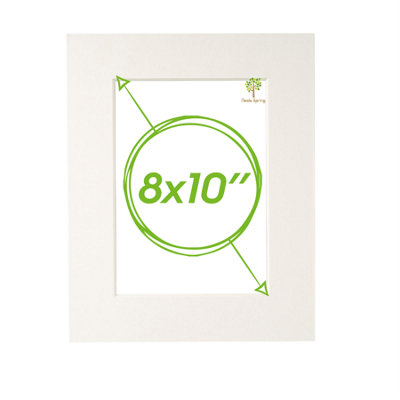 Nicola Spring Ivory Picture Mount For X 10" Frame - Photo X 7" Size 8