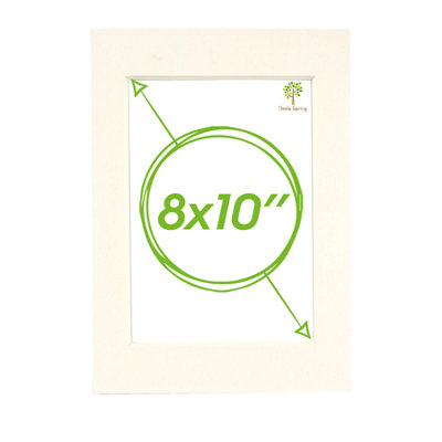 Nicola Spring Ivory Picture Mount For X 7" Frame - Photo X 6" Size 5