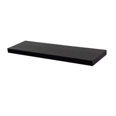 Harbour Housewares 80Cm Floating Wall ShelfBlackPhoto Gallery Bookshelf Wall Shelves For Storage & Display from B&Q